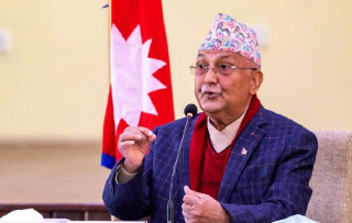 नेपाल गरिबी र पछ्यौटेपनमा रहन सक्दैनः अध्यक्ष केपी ओली