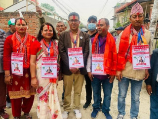 ओलीले मतदान गरेको सूर्यविनायक २ को वडाध्यक्षमा  कांग्रेसका  उम्मेदवार विजयी