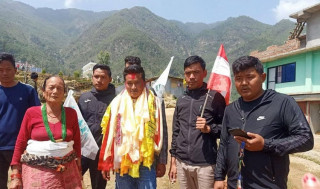 रामेछापको दोरम्बा गाउँपालिका वडा नम्बर ४ मा कांग्रेसका श्याम लामा निर्वाचित