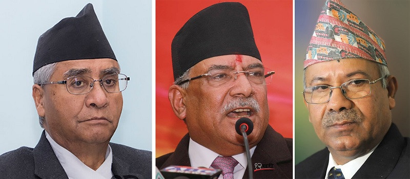 देउवा, प्रचण्ड र माधव नेपाल शनिबार चितवन जाने