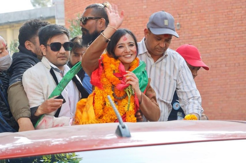  डा. तोसिमा कार्की ललितपुर क्षेत्र नं.३ बाट विजयी