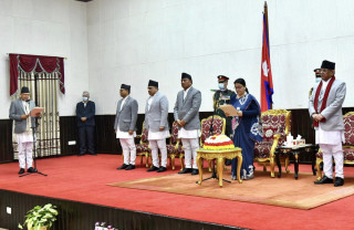 नवनिर्वाचित सभामुख देवराज घिमिरेद्धारा पद तथा गोपनियताको शपथग्रहण
