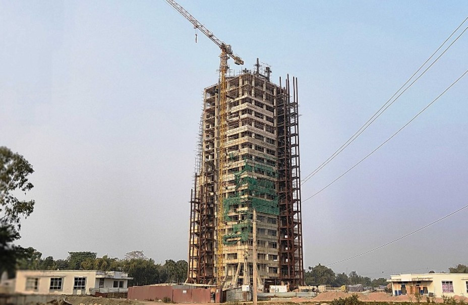 ओलीको परिकल्पनामामा बनेको धरहराभन्दा अग्लो ‘दमक भ्यू टावर’