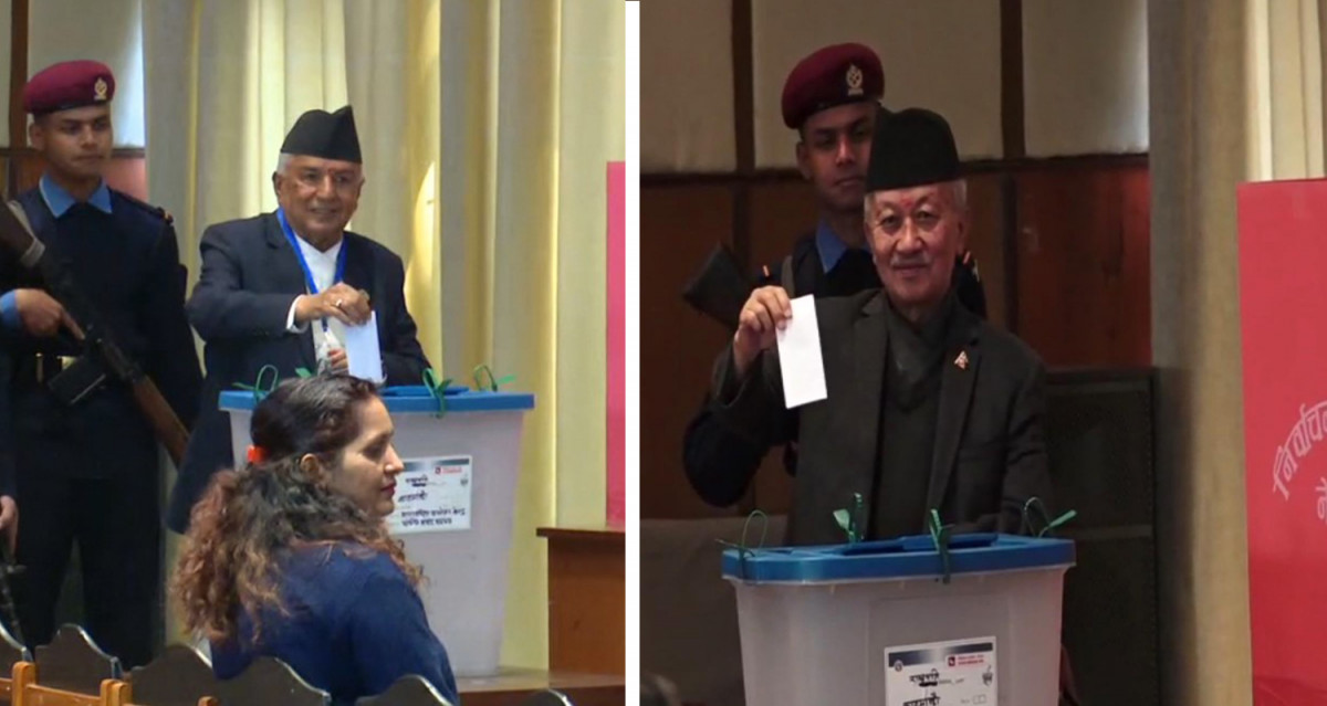 राष्ट्रपति निर्वाचन : अहिलेसम्म ८१३ मत खस्यो, मतदान अन्तिम चरणमा !