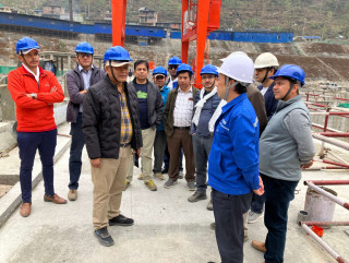 मध्य भोटेकोशी जलविद्युत् आयोजनाको निर्माण प्रगति ९५ प्रतिशत