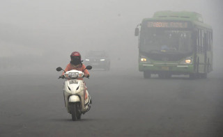 घातक वैजनी रङको तहमा वायु प्रदूषण