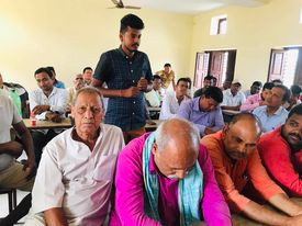गौशाला नगर प्रमुख र वडा वडाअध्यक्ष बीच भनाभन।