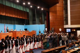 प्रतिनिधि सभाको बैठकमा सरकारले स्पष्ट जवाफ नदिएसम्म बैठक अघि बढ्न नदिने एमालेको चेतावनी 