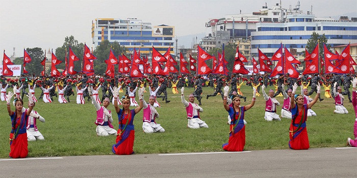 आज गणतन्त्र दिवसको अवसरमा सैनिक मञ्चमा विशेष समारोह आयोजना हुँदै