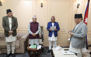 शंकर दास वैरागीले लिए राष्ट्रिय सुरक्षा परिषद् सल्लाहकारको शपथ