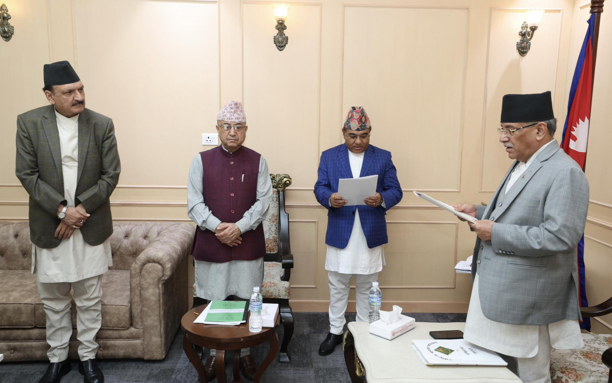 शंकर दास वैरागीले लिए राष्ट्रिय सुरक्षा परिषद् सल्लाहकारको शपथ