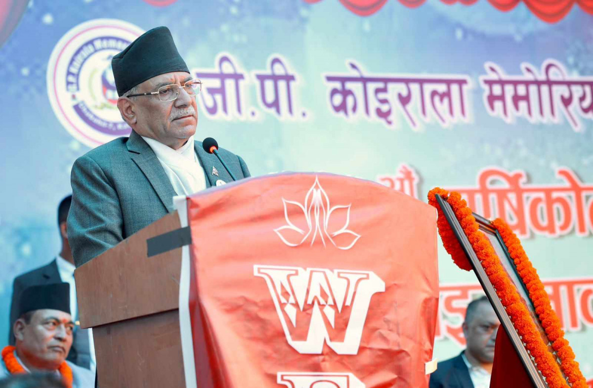 'गिरिजाप्रसादलाई गणतन्त्र नेपालको पहिलो राष्ट्रपति नबनाउनु गल्ती भयो' : प्रधानमन्त्री दाहाल