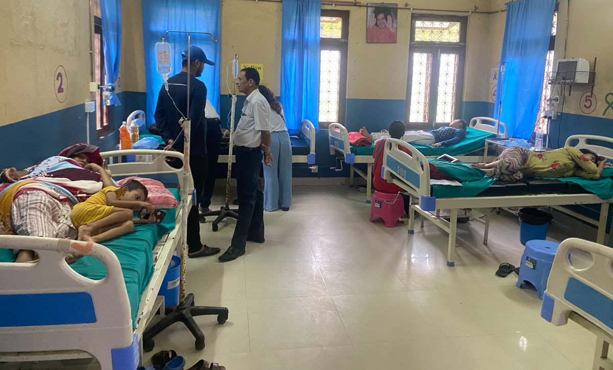 भाइरल ज्वरो, आँखा पाक्ने जस्ता सरुवा रोगको सङ्क्रमण बढ्यो