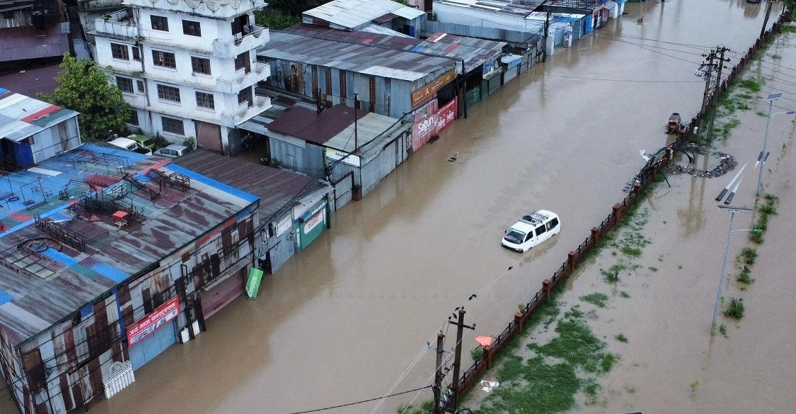वर्षाले काठमाडौँ उपत्यकाको जनजीवन प्रभावित