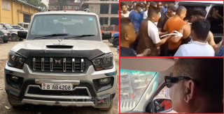 दुर्गा प्रसाईं भागेको गाडी बीएन्डसीमा भेटियो, चालकसहित प्रहरीले ल्यायो काठमाडौँ