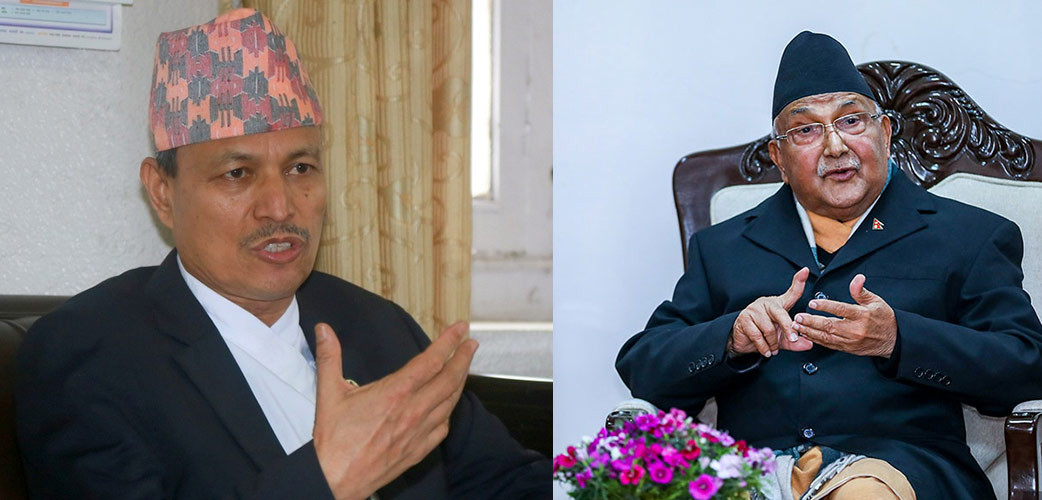 भीम रावल : सुरसा झैँ मुख "आँ..." गरिरहने "झोले" अध्यक्ष केपी ओली