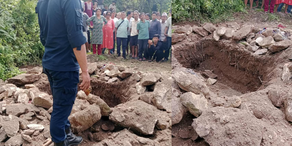 मृत्यू भएका मान्छे राखिएकै रात चिहान खोतलिएपछि इलामको रोङका नागरिकमा त्रास