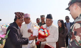 त्रिभुवन माध्यमिक विद्यालयको हीरक महोत्सव समारोहमा राष्ट्रपतिको  सहभागी