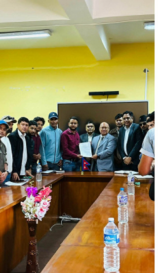 स्वतन्त्र विद्यार्थी युनियनद्वारा त्रिवि पदाधिकारीलाई ध्यानाकर्षण पत्र,